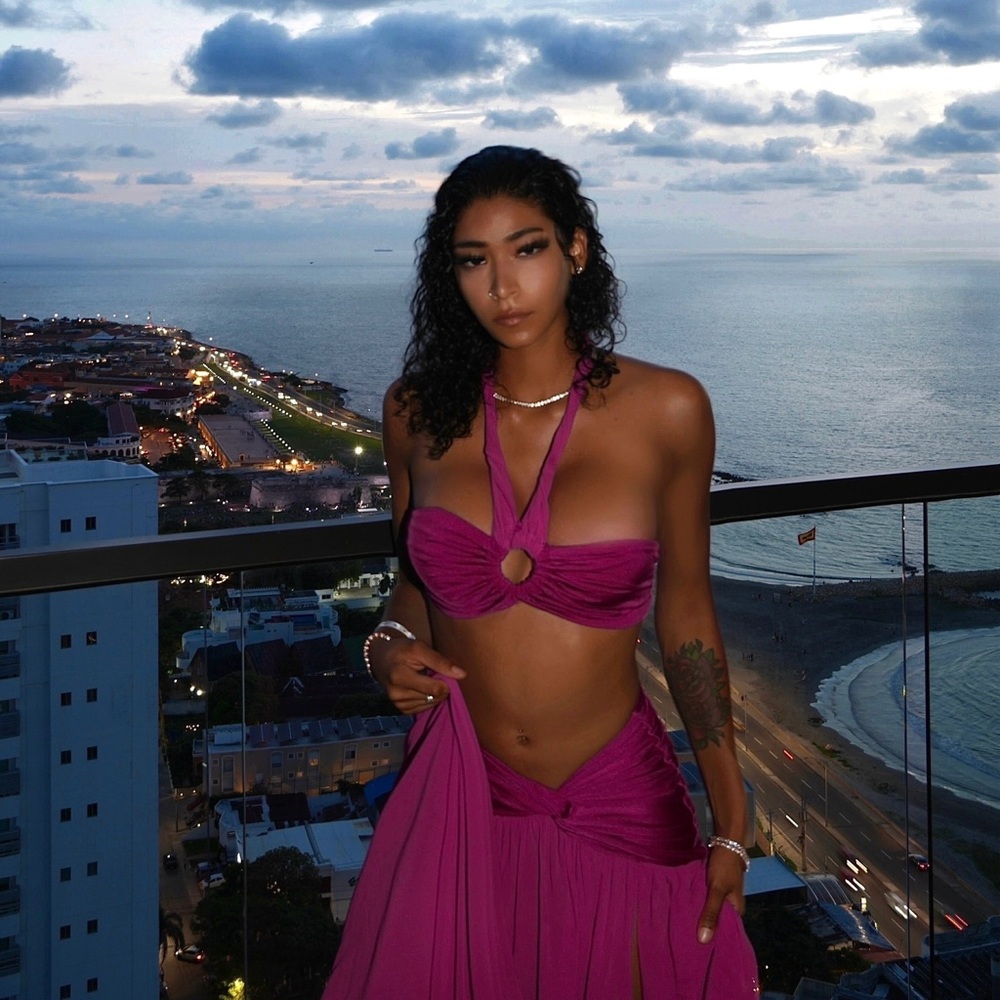 Edge Two Piece Pink Set